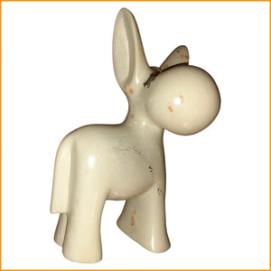 Große ESEL Skulptur - Speckstein - EINZELSTÜCK - Figur - 9 kg