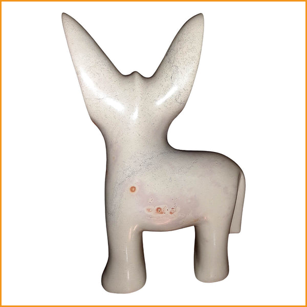 Esel Handarbeit Speckstein Stein