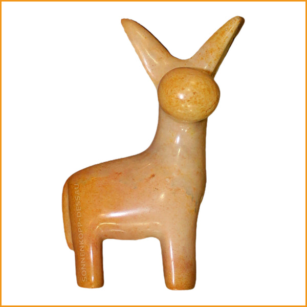 Deko-Figur Esel aus Stein