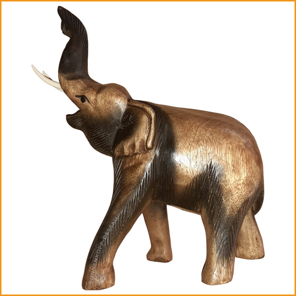 Holz Elefant geschnitzt groß