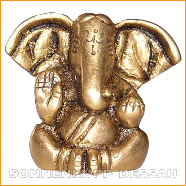 GANESHA - indischer Elefanten Gott als Baby - Ganesh - Messing