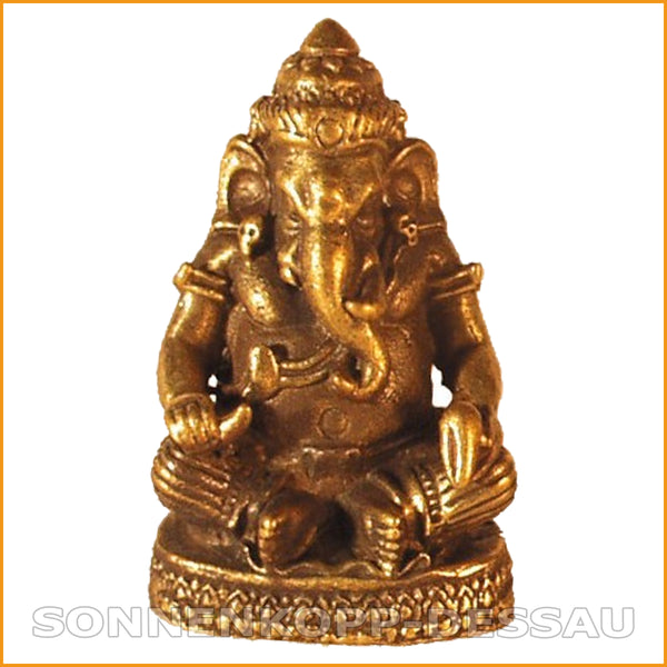 Indische Gottheit Ganesha - Statue Messing Ganesh