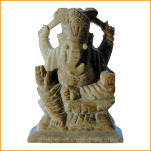 GANESHA - Elefanten Gott Hinduismus - Ganesh Figur - Speckstein