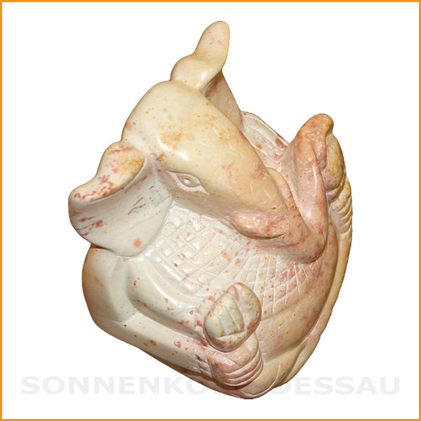 Hinduistischer Elefantengott Ganesha als Stein Figur