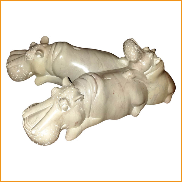 Gartenfigur Nilpferd | Gartenfigur Flusspferd