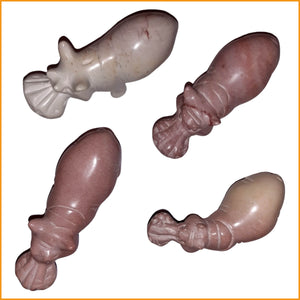 HIPPO Skulptur - Speckstein Figur FLUSSPFERD - 12 cm - Nilpferd