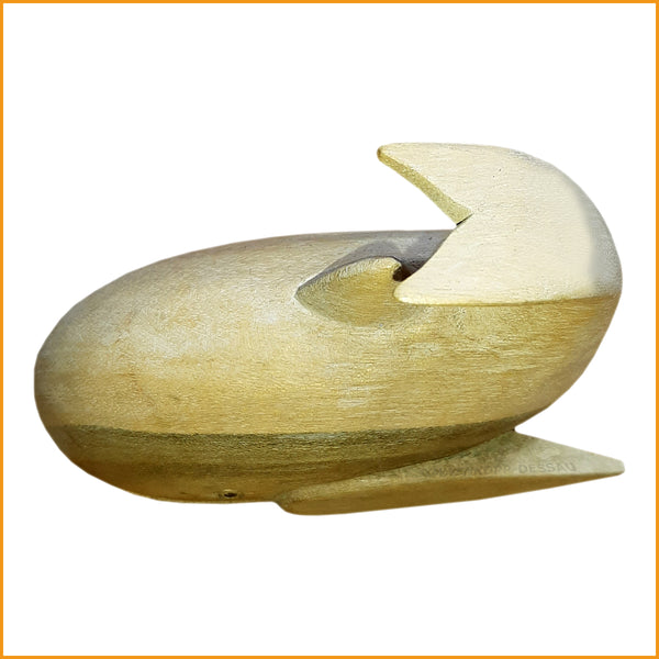 Wal Skulptur Holz | Tierfigur Kinder | Wal Figur Kinder