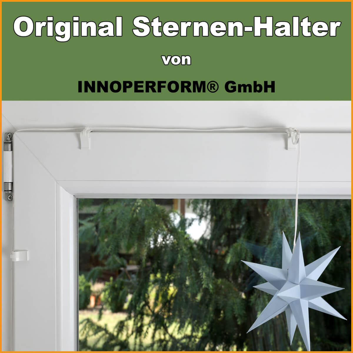 befestigung weihnachtsstern fenster STERNHALTER für Sterne bis ⌀ 16 cm