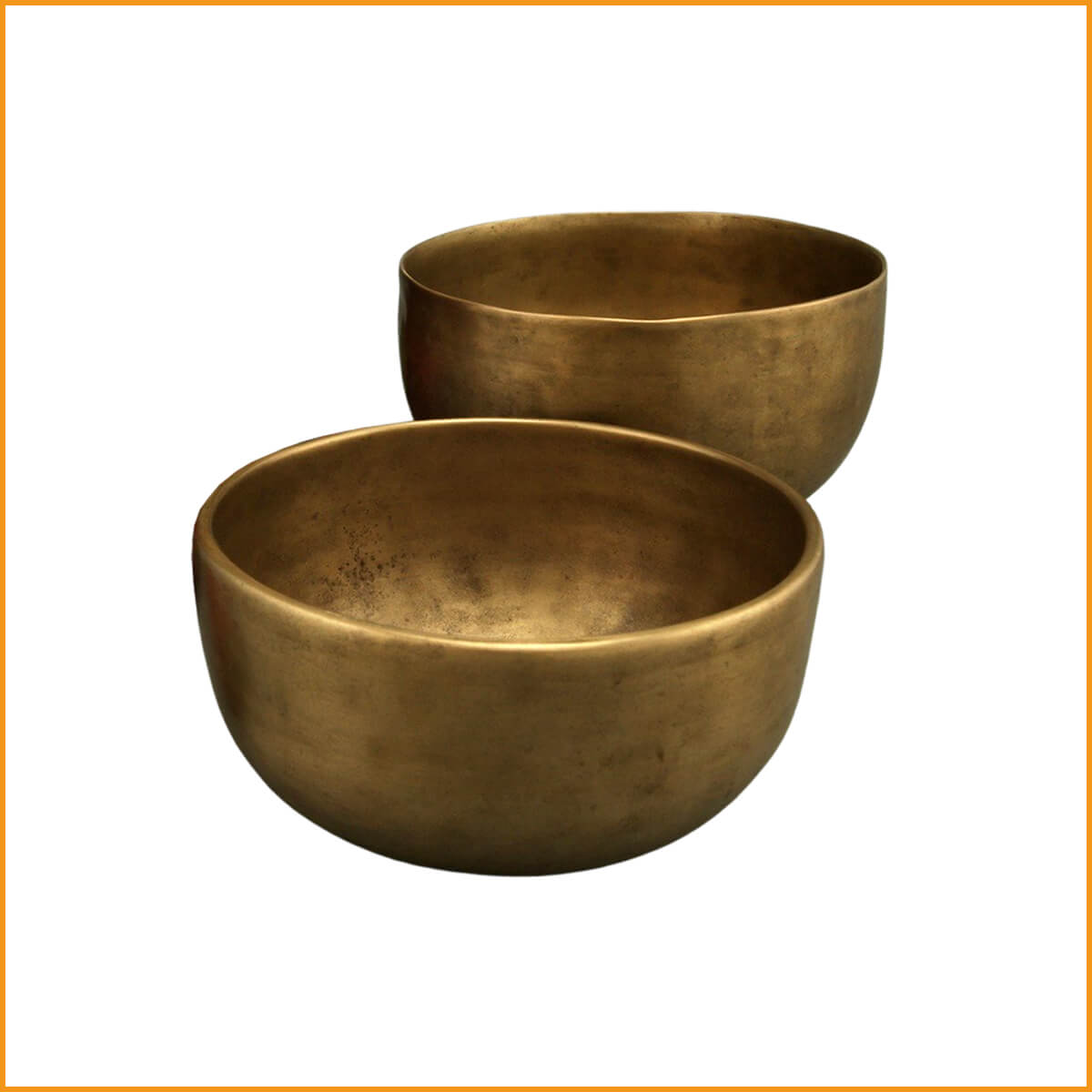Original Tibetische KLANGSCHALE handgearbeitet 410 g Klangmassage