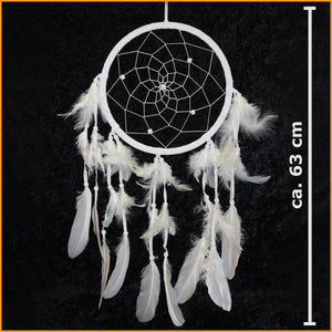 TRAUMFÄNGER weiss Dreamcatcher | Weißer Traumfänger