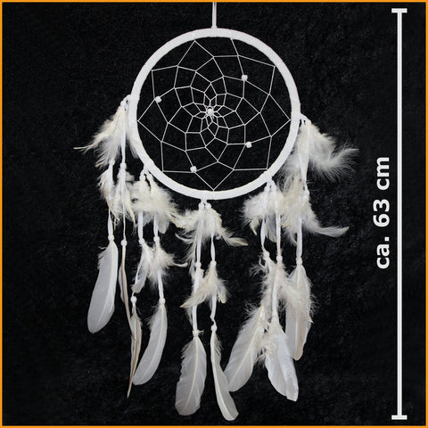 TRAUMFÄNGER weiss Dreamcatcher | Weißer Traumfänger