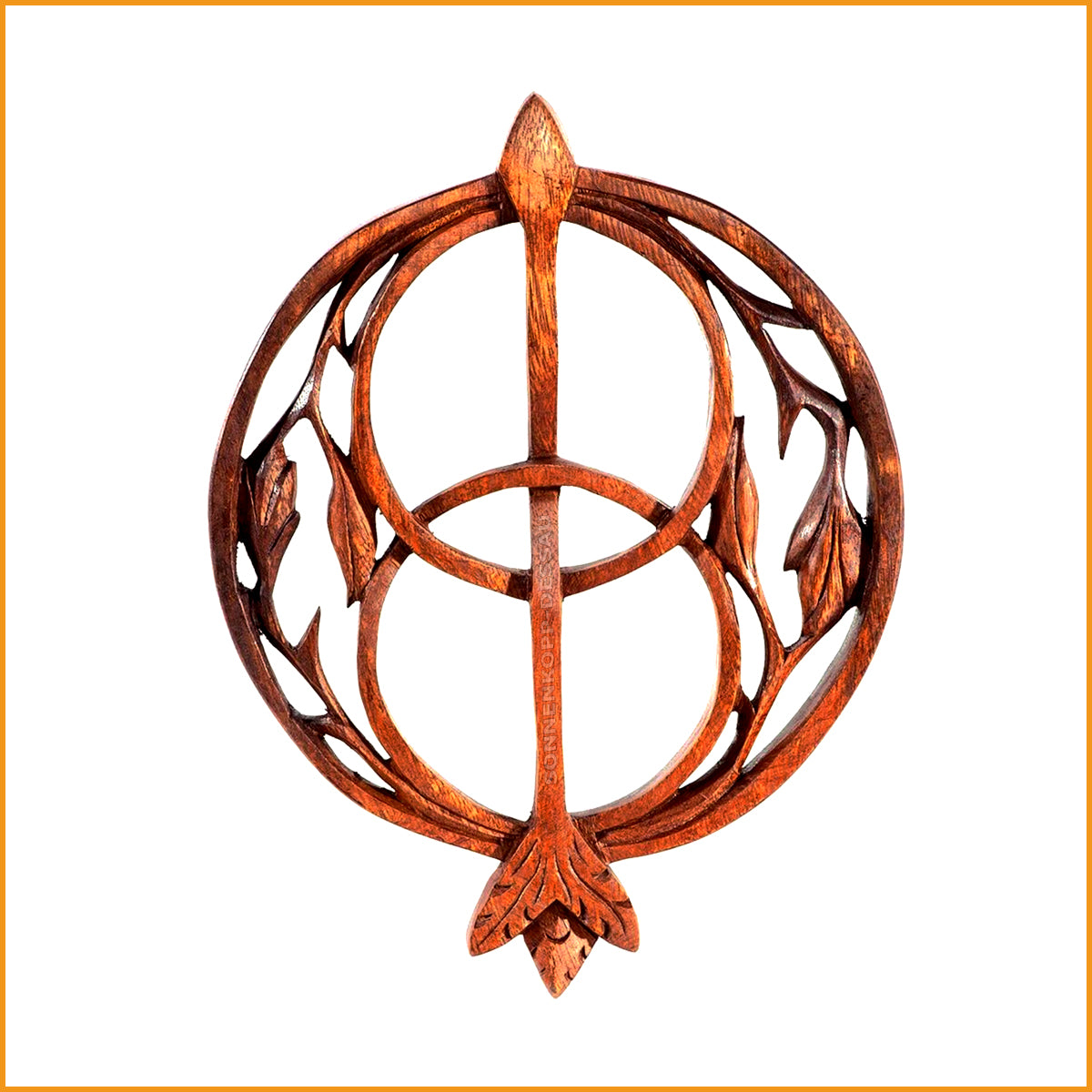 CHALICE WELLS Wandbild - keltisches Holz Wandbild - Glastonbury