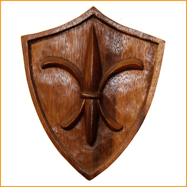 Wandschmuck kaufen | Fleur de Lis Holz Wandbild