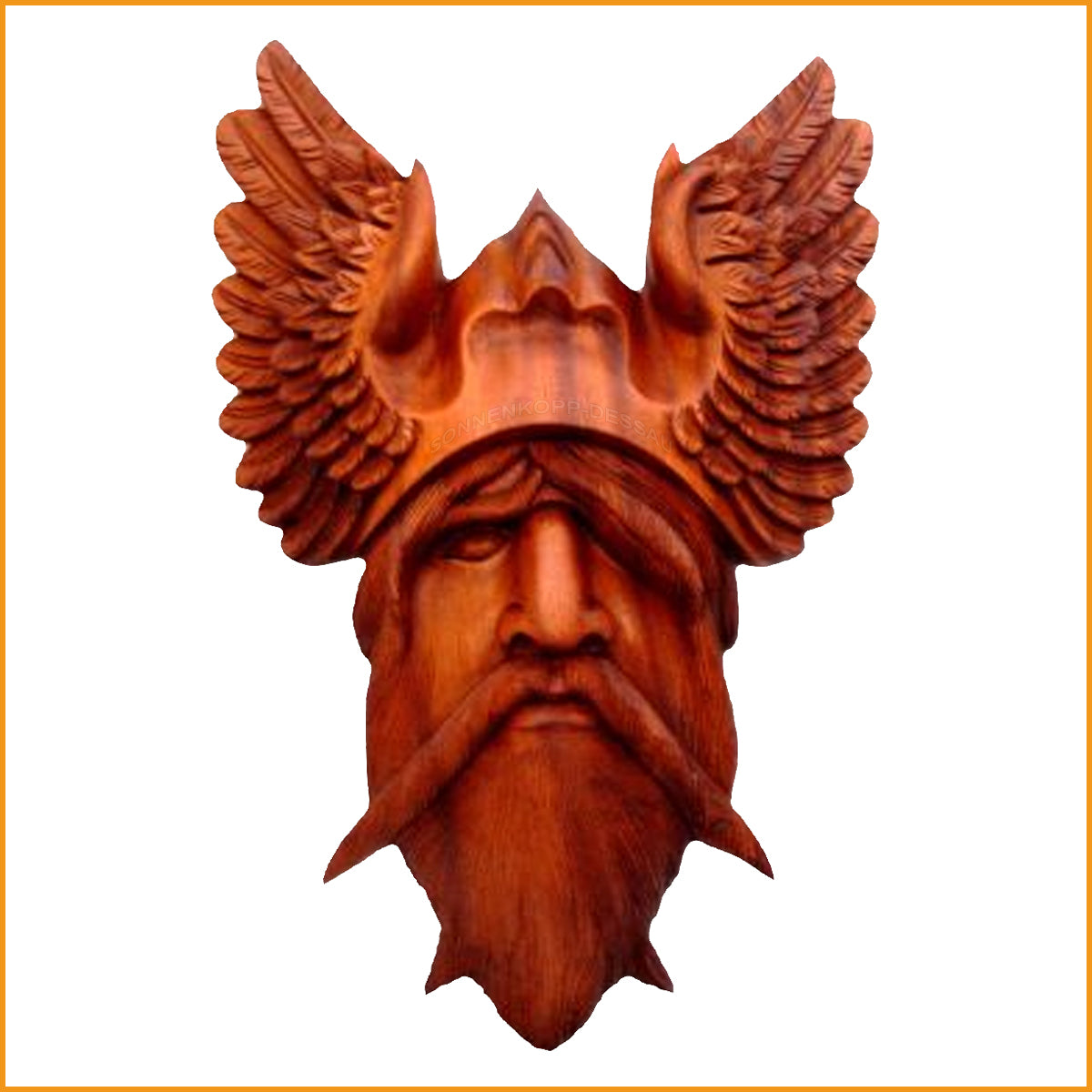 ODIN Wandschmuck groß - Holz Wandbild Wotan - Wikinger Gott