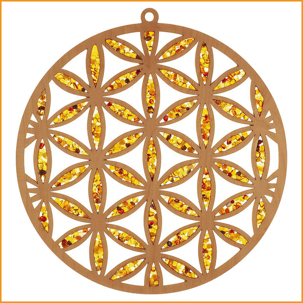 Suncatcher Blume des Lebens | Wanddekoration Blume des Lebens