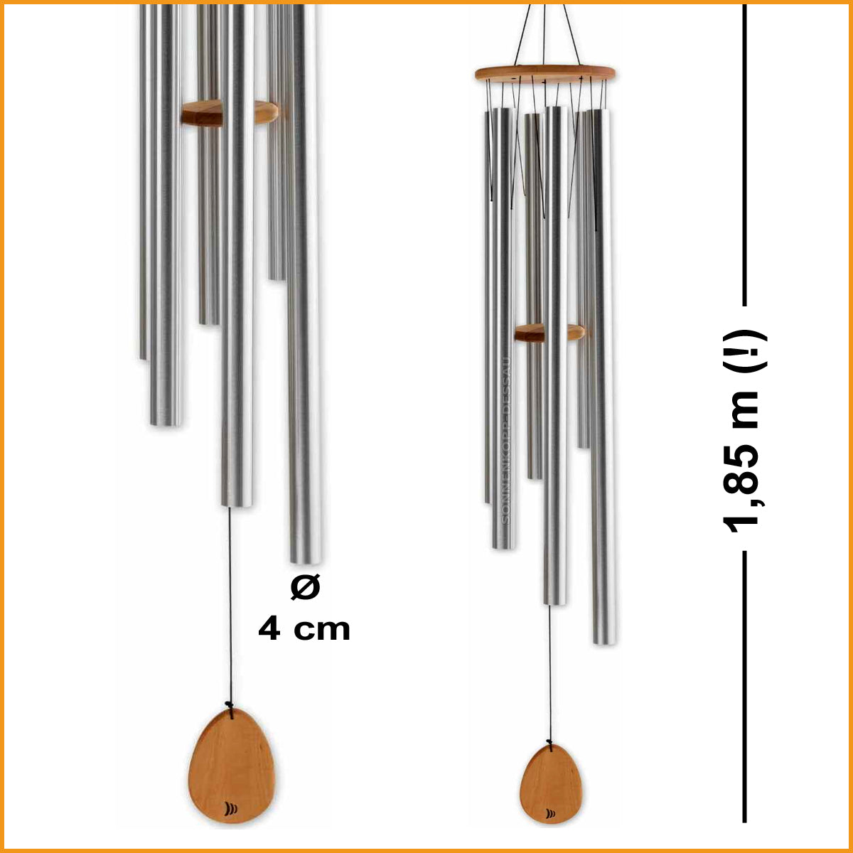 KLANGSPIEL LUXUS KLASSE - 1,85 m - hergestellt in Deutschland
