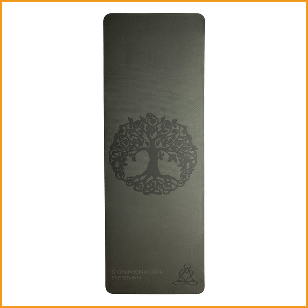 Rutschfeste Yogamatte | Fitnessmatte grün