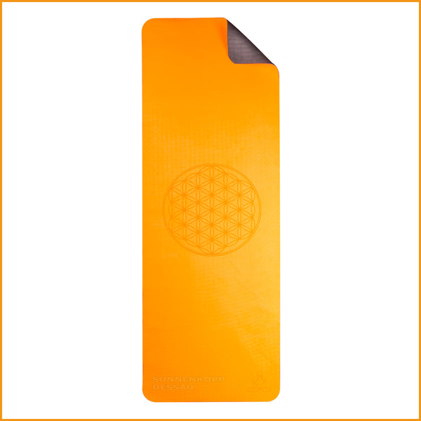 Yogamatte Orange | Yoga Übungsmatte orange